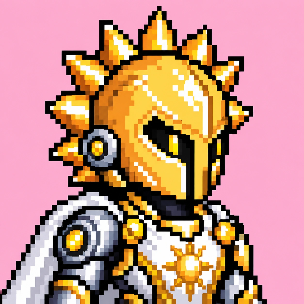 Solar Knight pixel alter ego